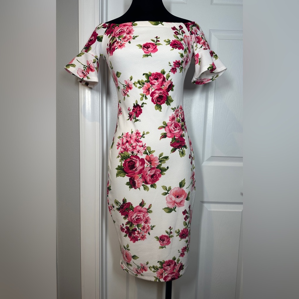 Bisou Bisou Floral Dress Size 2